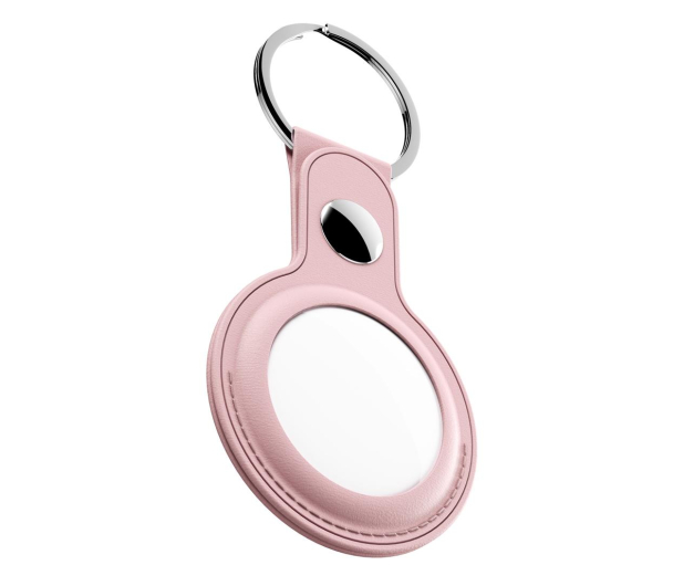 KeyBudz AirTag Keyring skórzane etui do AirTag blush pink 2 sztuki IEOKBAT2BP - 1172153 - zdjęcie 2